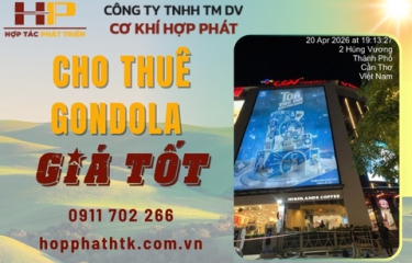 Cho thuê Gondola TPHCM giá tốt – Giải pháp thi công trên cao an toàn, hiệu quả