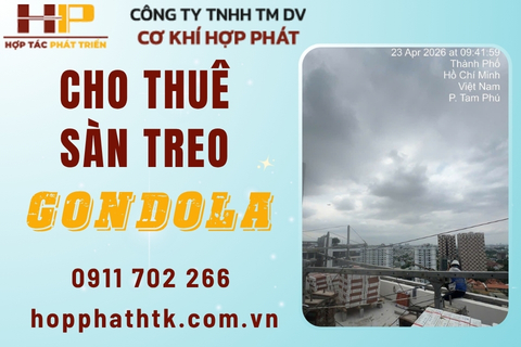 cho thuê sàn treo gondola