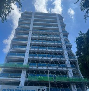 Cho Thuê Sàn Treo Gondola Tại Cao Ốc A&T Building – Dự Án Thực Hiện Bởi Hợp Phát